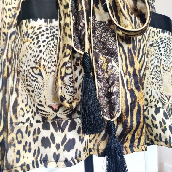 Shahida Parides Cheetah print jacket with belt- Size S - Picture 5 of 9